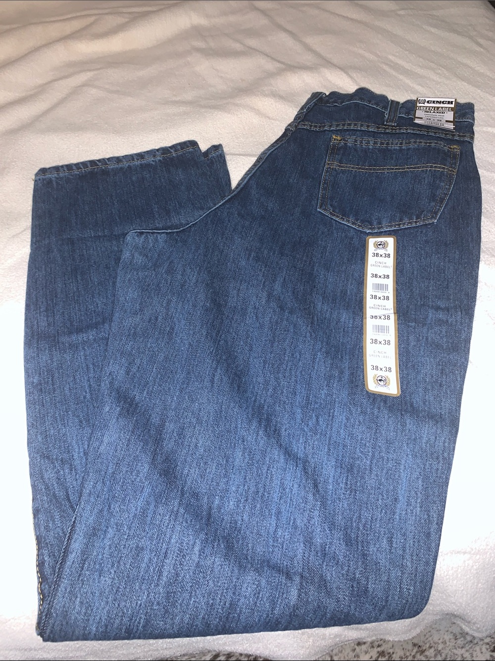 Cinch Men's Blue Relaxed Fit Jeans